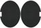 SOULWIT Cuscinetti Auricolari Tessuto Scrim Ricambio per Bose QuietComfort 15 (QC15)/QuietComfort 2 (QC2) Cuffie, Tappetini Schermo in Schiuma Antipolvere - Nero