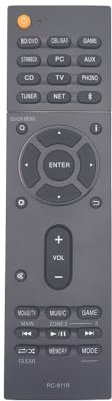 IOOIQQ RC-911R - Mando a distancia para altavoz receptor AV Onkyo RC911R TXRZ810 TX-NR555 TX-NR787 TX-RZ610 TX-RZ710 TX-NR777 HT-R695 HT-S7800 TX-NR575 TX-NR55 85 TX- NR656 TX-NR676