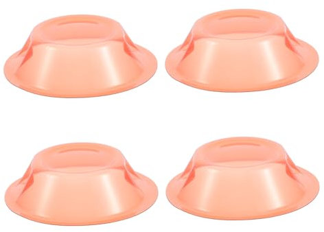 NUOBESTY 4 Stücke Rauchmelderabdeckung Schutz Abdeckung Schutzhaube -Zubehör für zu Hause Schutzzubehör für Detektoren Plastik rot