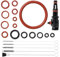 BCENG Pack of 45 Seal Maintenance Kit O-Rings Compatible with Philips Saeco Spidem Gaggia and 5 Pieces Cleaning Kit for Support Valve Steam Valve Outlet Valve Coffee Machine Spare Parts