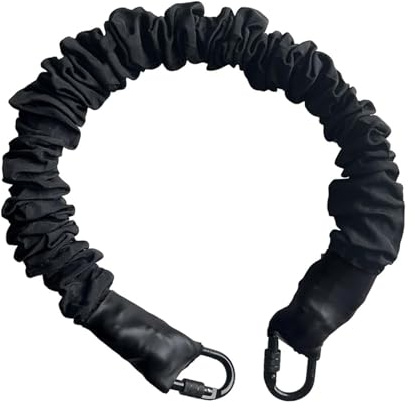 Dickly Fitness Bungee Cord Trainingsseil Professioneller hochfester Sprint-Geschwindigkeits-Trainingsgurt für Pilates-Übungen, Tragkraft 80kg
