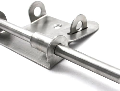 Chiusura per cancello in acciaio inossidabile, sistema di bloccaggio forte e sicuro