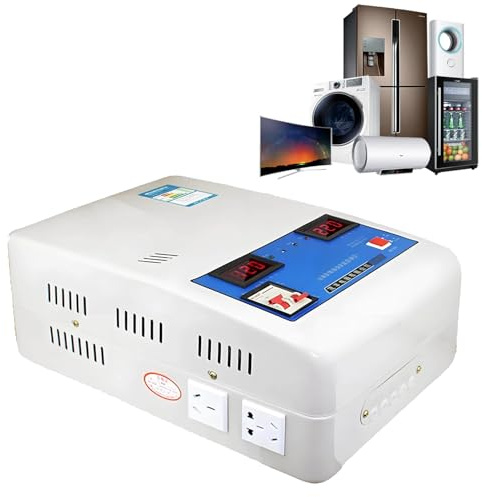 TDSYOCG Regolatore di Tensione Automatico per Casa Intera 220V, Stabilizzatore 15000W/20000W/30000W con Display Digitale e Protezione da Sottotensione e Sovratensione