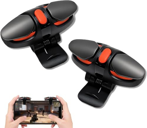 xruc 1 Paar Mobile Trigger Controller für PUBG COD, 4-Trigger Controller für Handy