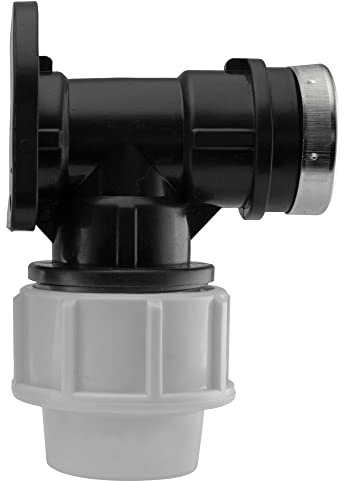 32mm MDPE Wall Back Plate Connector for Water Pipe-3/4 BSPF – Packs 1,2,5 or 10 (1)
