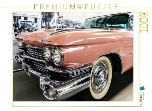 CALVENDO Puzzle Retro Auto - USA | 1000 Teile Lege-Größe 64 x 48 cm Foto-Puzzle für glückliche Stunden