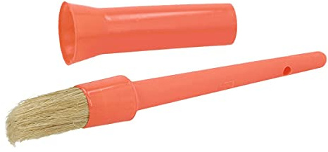 Shires EZI-GROOM Plastic Hoof Oil Brush: Orange
