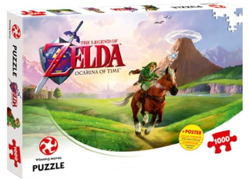 Winning Moves - Puzzle (1000 Teile) - Zelda Ocarina of Time - Zelda Merchandise - Alter 14+