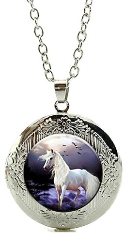 Merchandise for Fans Foto-Medaillon/Amulett für eigenes Foto mit Cabochon 20mm - Motiv: Pferd/Pferde (08)