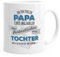 MoonWorks® Kaffee-Tasse Ich bin stolzer Papa einer ungeheuer fantastischen Tochter Geschenk Spruch weiß unisize
