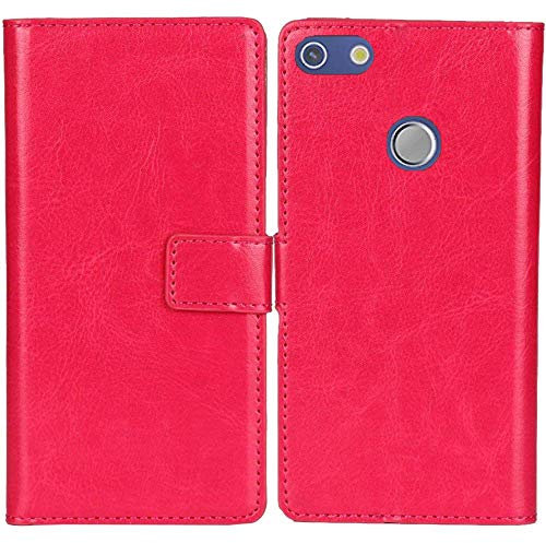 Lankashi PU Leder Tasche Hülle Für Blackview BV8000 Pro 4G 5 Handy Flip Brieftasche Schutz Case Cover Etui Schutzhülle Klapphülle Handytasche (Farbe: Rosa)