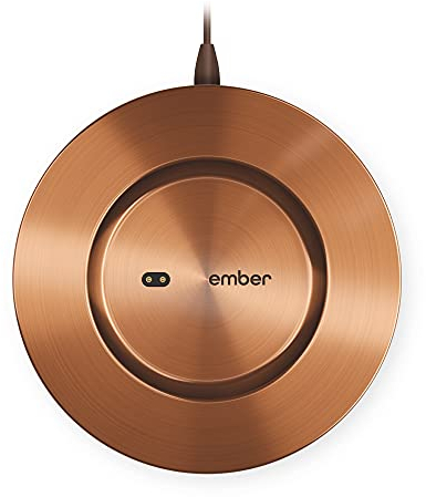 Ember Charging Coaster 2, Wireless Charging for Use with Ember Temperature Control Smart Mug, Copper