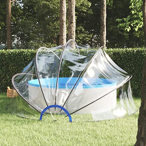 MOONAIRY Pooldach, Poolabdeckung, Pool Dach, Pool überdachung, 440 x 220 cm