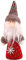 Schaukel Outdoor Mit Gestell Anhänger Weihnachtsmann Engel Baumschmuck Dekorationen Weihnachtsstoff Zuhause Weihnachtsbaum Anhänger Wohnkultur Schwarz Metall (A, One Size)