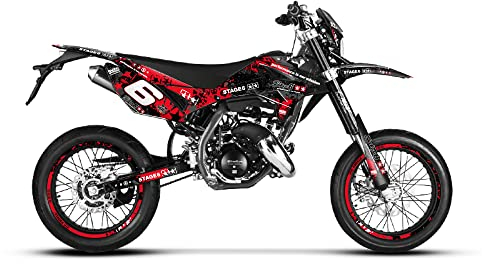 Dekor Kit Beta RR 2011 - 2020 rot / schwarz