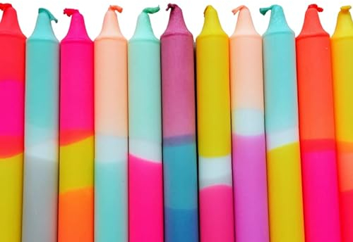Lichtblick Kerzenmanufaktur/Dip Dye Kerzen/JOYRIDE / 4er Set