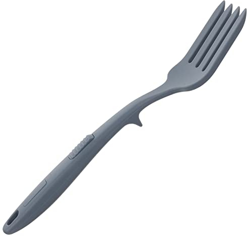 SHERCHPRY Fork Silicone Per Riutilizzabile Per Pasta e Antiscivolo e Facile Spaghetti Piatti Colore Blu