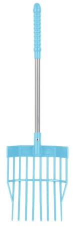 Red Gorilla Tidee Children's Bedding Fork Sky Blue Small Compact Mini Pitchfork Lightweight Child's Manure Fork Stable Garden Compost 30cm