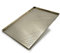 Teglia professionale con fondo forato dimensioni 60x40 bordo dritto h. 2 fori 5 mm in alluminio puro