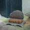 Landhaus Schuhbürste, Schuhabstreicher Igel aus Gusseisen mit Bürste