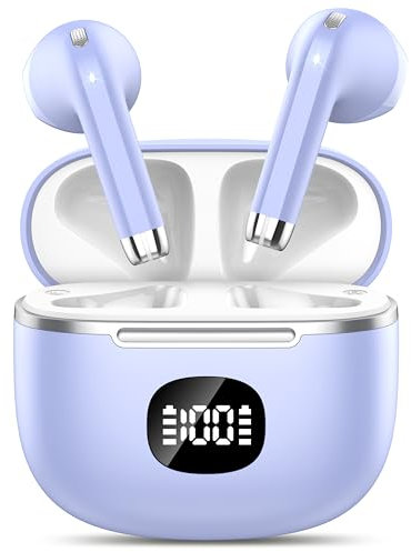 Bluetooth Kopfhörer, In Ear Kopfhörer Kabellos Bluetooth 5.3 Kabellose Kopfhörer mit 4 Mic, 2024 Kabellose Kopfhörer 50 Std ENC Noise Cancelling Earbuds Tiefer Bass, IP7 Wasserdicht Ohrhörer, USB-C