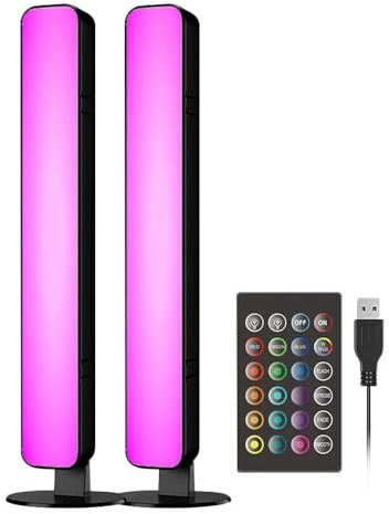 Ieron Smart LED Light Bar, RGB Light Bar Lamp Ambiance Gaming Lights, PC Accessories, Gaming Desk Accessories for Gaming Room, Bedroom