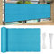Balkon-Sichtschutz Balkon-Verkleidung 400 x 180 cm Windschutz Und Sonnenschutz, Balkonverkleidung Balkonumspannungen, mit Kabelbinder Und Kordel, für Hofmauer Terrasse, Himmelblau