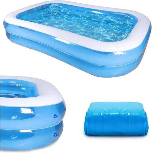 Fast Set Paddling Pool 78.7 X 59 X 19.7 large Size inflatable paddling pool Perfect for kids & Adult inflatable Paddling pool suitable for backyard indoors or outdoors