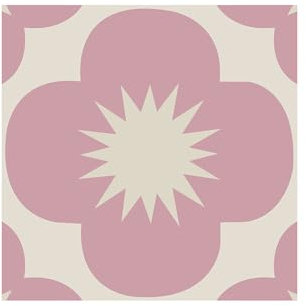 Lukery 20 Pezzi Piastrelle Adesive Cucina, Pavimento PVC Adesivo Staccare e Attaccare, Fiori in Tinta Unita Piastrelle Adesive Bagno, Impermeabile Piastrelle Adesive (20x20cm,Fiore Rosa)