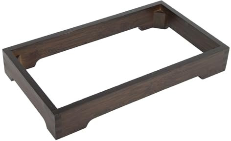 ANKROYU Telaio in Legno per Piano Cottura a induzione, Telaio in Legno per Piano Cottura a induzione, Telaio per Fornello a Induzione, Telaio per Fornello Elettrico per tè per