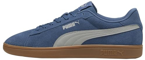 Puma Unisex Smash 3.0 Sneaker, Dark Indigo Gray Echo Gum, 44.5 EU