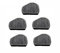 SXXJVES Filtro de habitáculo para Paladin Mitsubi Delica Filtro De Cabina Filtro De Aire Acondicionado De Coche Filtro De Aire Acondicionado De Fibra De Carbono Filtro de Aire de Cabina(5pcs)