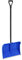 Brokky Pala da Neve Blu 147 cm in Metallo|Pala da Neve con Ruote Pala da Neve con Profilo in Alluminio Pala da Neve con Manico in Metallo Spazzaneve