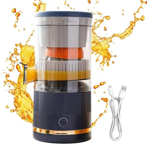 Exprimidor de cítricos eléctrico - exprimidor de naranjas eléctrico, Exprimidor de Jugo de Naranja Exprimidor de Limón con Separación Automática | Exprimidor 4,33x9,25 pulgadas, contenedor de jugo