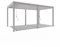 Pavillon Pergola 3x5,3m Terassenüberdachung freistehend mit Lamellendach verstellbar Gartenpavillon Hardtop wasserdicht stabil Winterfest Voll-Aluminium Grillpavillon Weide Classic Ivory Sand