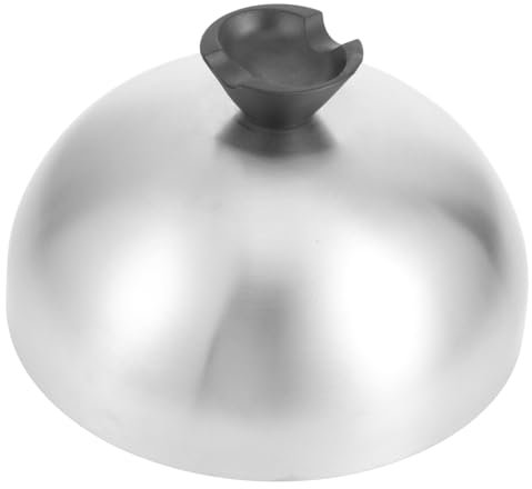 Alipis Stainless Steel Food Cover Household Food Metal Cover Plate Cover for Dinner Plate