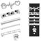 6 Stück Watch Armband Charms Kompatibel mit Apple Watch,Metall Smartwatch Armbänder Glitzernden Schmuck Zubehör,für iwatch-Series 10 9 8 7 6 5 4 3 2 38mm 40mm 41mm 42mm 44mm 45mm 46mm Uhrenarmband