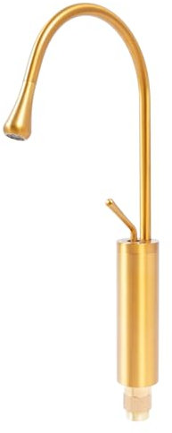 Wasserhahn Bad Waschbecken Golden,Hoch Waschbecken Einhandmischer Mischbatterie,360° Drehbar Küchenarmatur Wasserhahn Spültischarmatur,für Bad und Küche