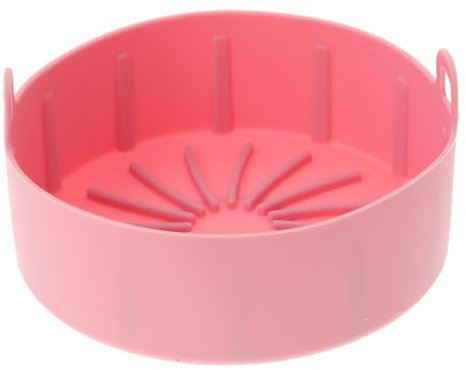 KICHOUSE Cesta para Hornear De Silicona para Freidora De Aire Cesta De Vapor para Calentar Alimentos De Enfriamiento para Uso Cocina