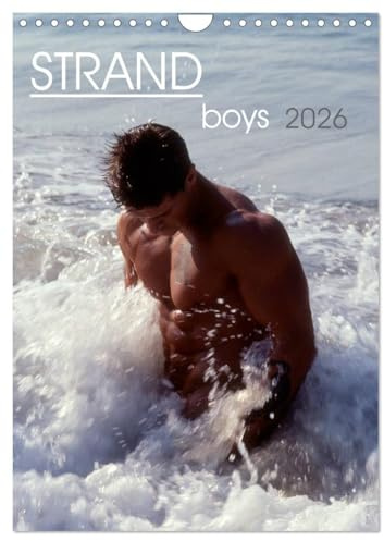 Strandboys 2026 (Wandkalender 2026 DIN A4 hoch), CALVENDO Monatskalender: 12 knackige Jungs am Strand (CALVENDO Erotik)