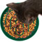 Ciotola Slow Feeder Per Cani - Ciotola Per Cani Anti Ingozzamento | Mangiatoia Per Cibo Secco - Scodella In Silicone Rotonda Antirovesciamento Per Razze Piccole Interni Balcone