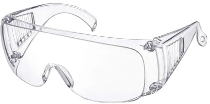 Pynzeka Lunettes de Protection Transparentes Lunettes de Sécurité Lunettes de Protection de Laboratoire Safety Goggles Glasses