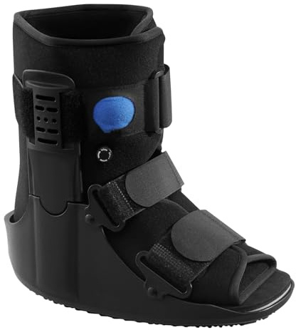 Litglobe Inflatable Walker Boot,Air Cam Short Walker Fracture Boot,Orthopaedic Boots,Walke𝐫 Brace Walking Boots for Sprained Ankle,Foot Pain Recovery,Broken Foot,Achilles Tendonitis(L)