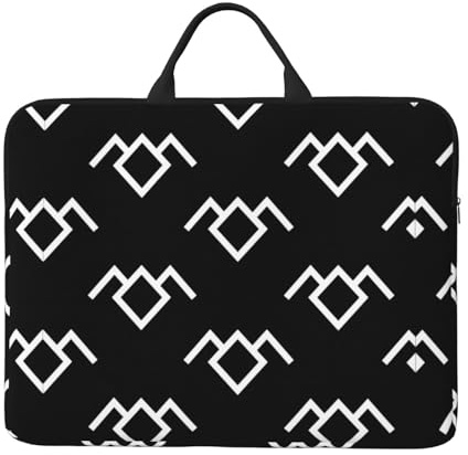 VXXNlnn Laptoptasche mit niedlichem Schnauzer-Druck, 35,6 cm (14 Zoll), tragbarer Griff, ideal für Geschäftsreisen, Pendeln und Reisen, Twin Peaks Eule, Einheitsgröße