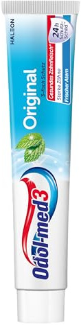 Odol-med3 Original Zahnpasta, 75ml, Zahncreme für die tägliche Zahnpflege