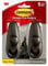 Command Forever Classic Large Metal Wall Hooks, Damage-Free Hanging with Adhesive Strips, No Tools Required for Hanging Decorations in Living Spaces, 2 Hooks and 4 Strips