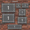 Active Window Films Rustic Natural Slate House Gate Sign Plaque Door Number Personalised Name Plate (Style 15)