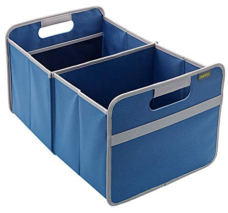 meori Smoky Blau Faltbox Large Stabile Klappbox L mit Griffen-die perfekte Allzweck Aufbewahrungslösung – Tragkraft bis 30 kg-1015183-32 x 50 x 27,5 cm, Polyester, Box