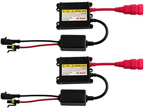 yifengshun 12V 55W Universal Ballast Kit Xenon DC HID de Rechange réactance, 2 pièces Toutes Les séries pour H1 H3 H4 H7 H10 H9 9005 9006 D2r D2s