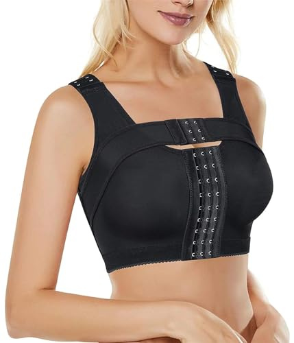 BRABIC Damen Womens' Front Closure Post-Surgery Posture Corrector Bra Ganz bedeckt